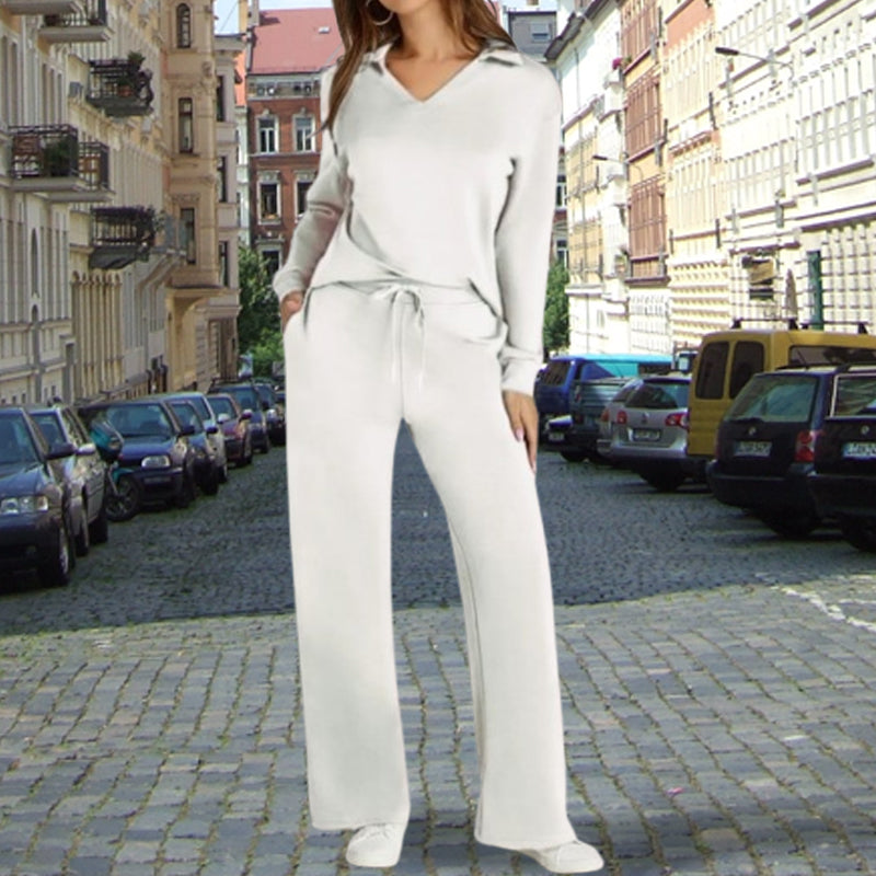 Lize| Moderen in sproščen dvodelni komplet za ženske z dolgimi rokavi 🌟👗