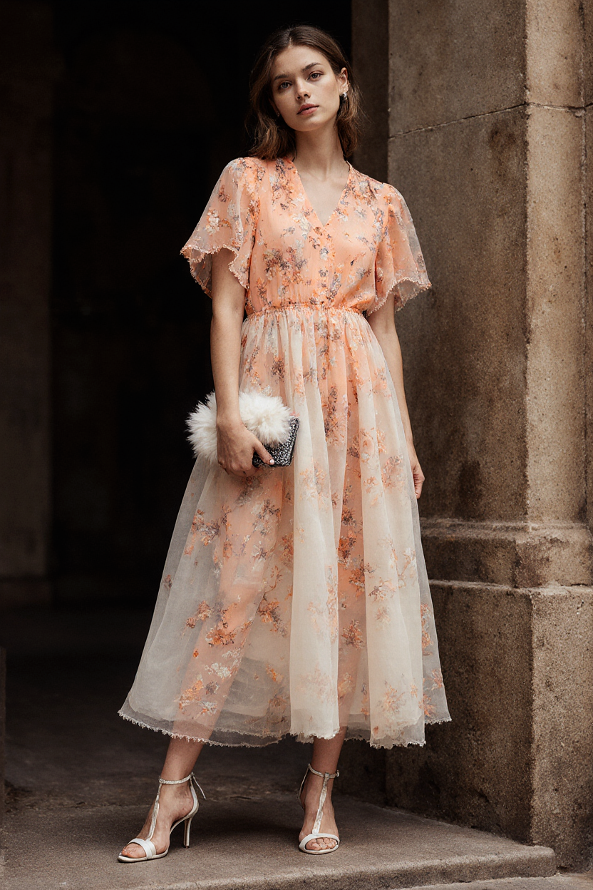 Almarie - Robe glamour flatteuse